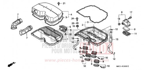 FILTRE A AIR CBR900RRR de 1994